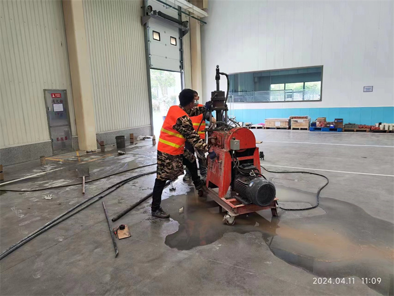 右玉厂房地面下沉塌陷注浆加固施工